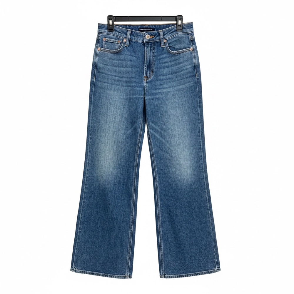 American Eagle Outfitters Wide-Leg Jeans in Medium Blue Wash